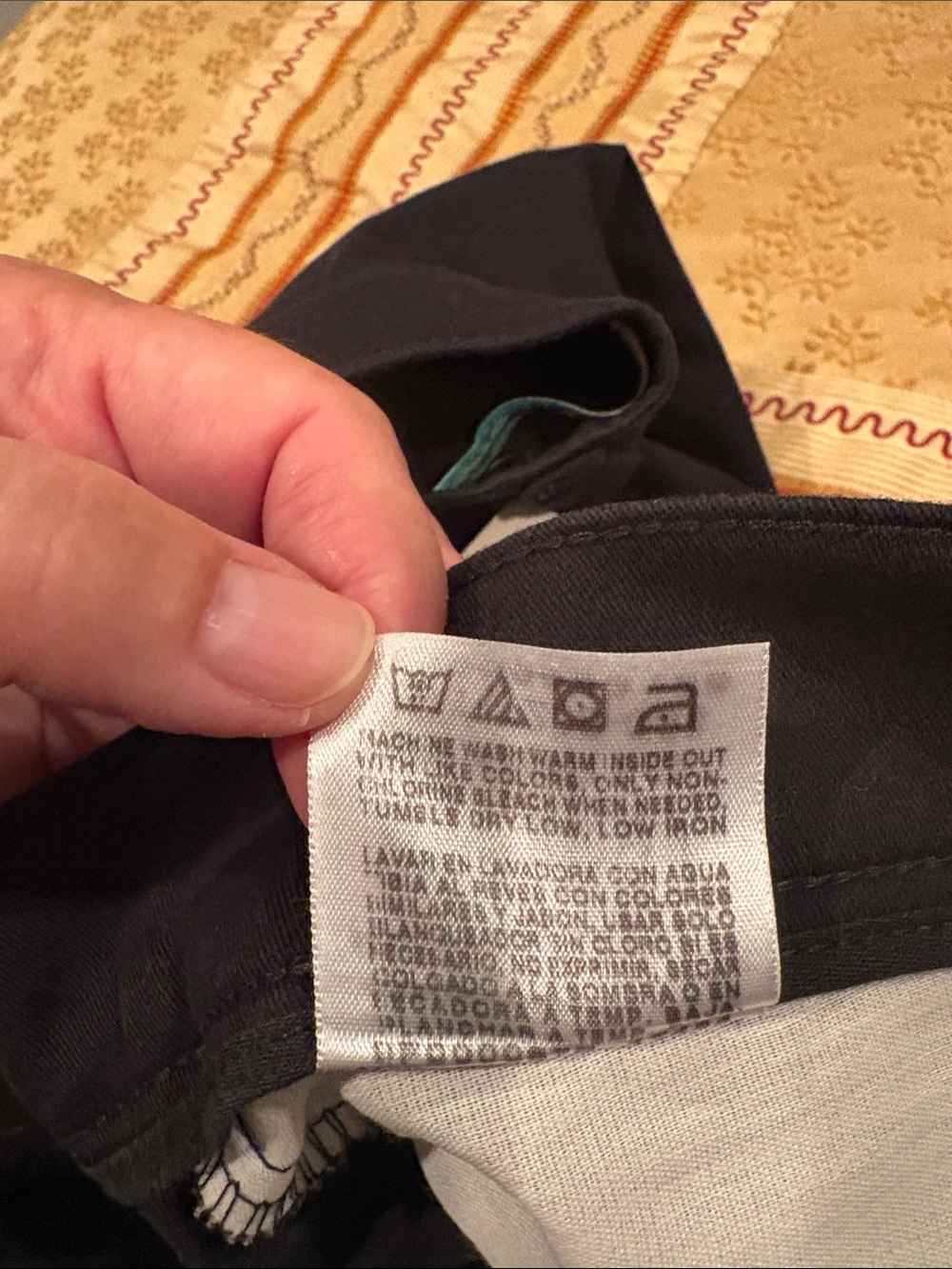 NWT Lee Straight Leg Pants, Black, Slims You, Plain Front, Relaxed Fit, 12S - Picture 12 of 12